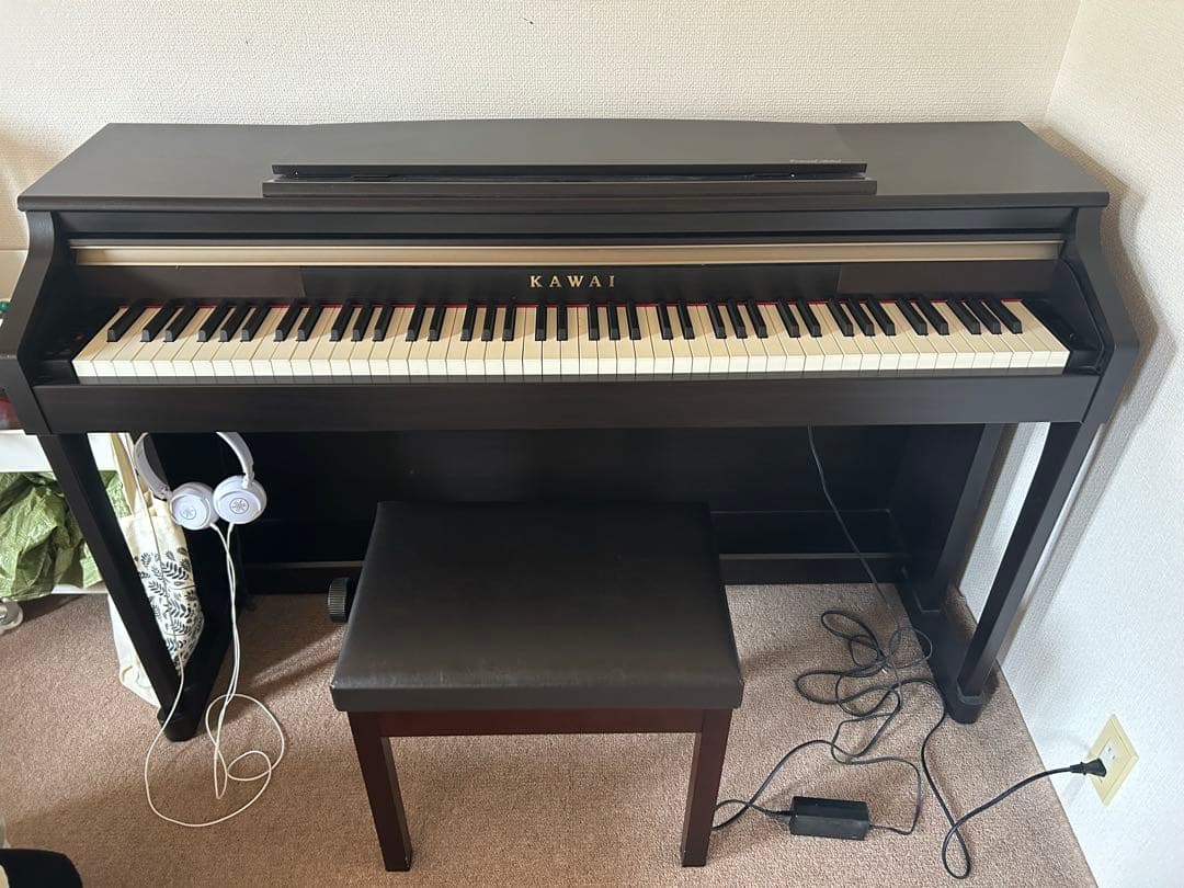カワイKAWAI/デジタルピアノ ヘッドホン付き　2014年製造 CA15