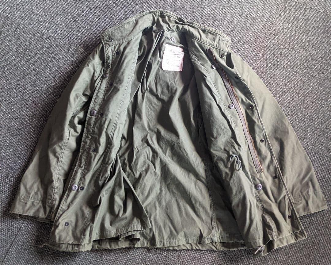 70s MILITARY フィールドジャケット M-65 3rd 当時物 GRN