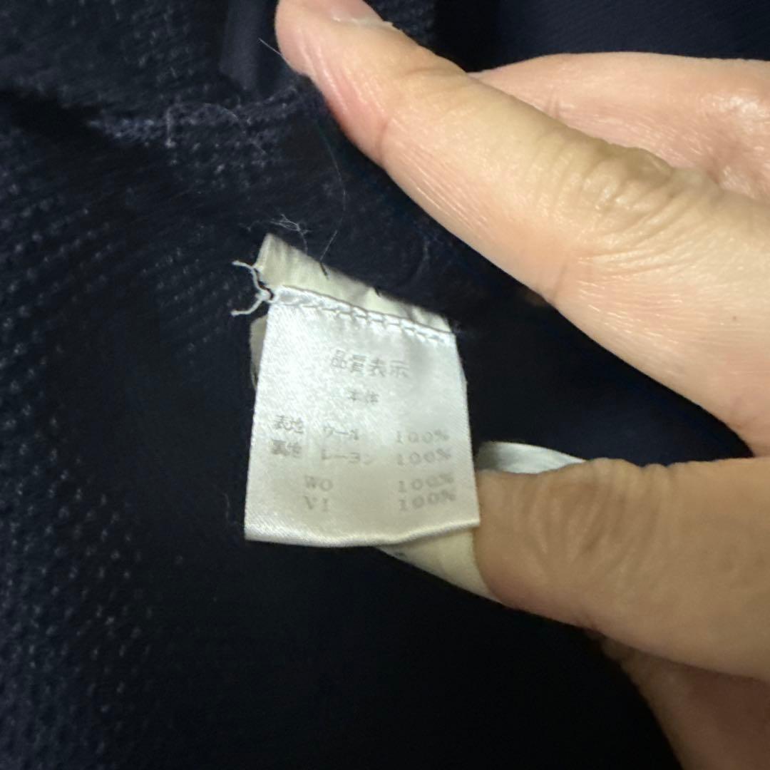 LARDINI ネイビー ダブルジャケット　紺　44サイズ