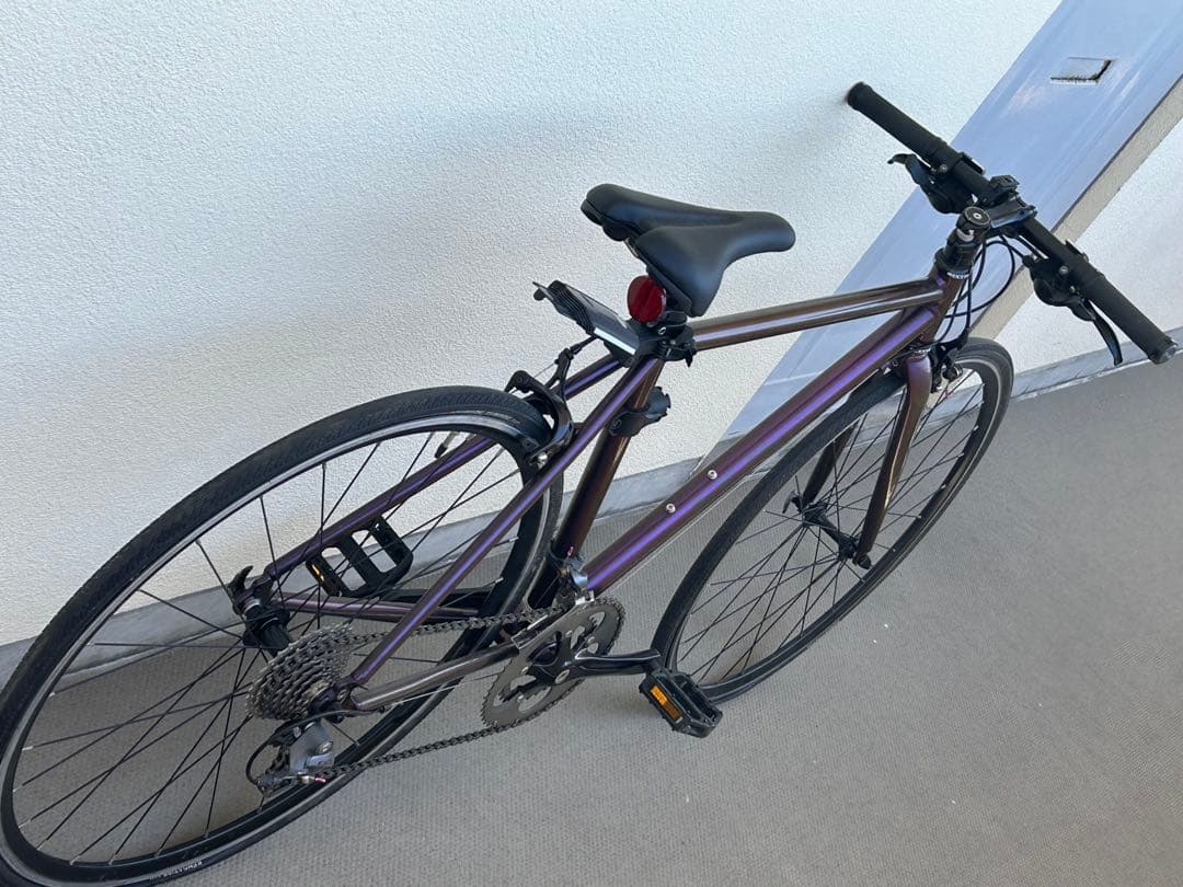 クロスバイク パープル 700C