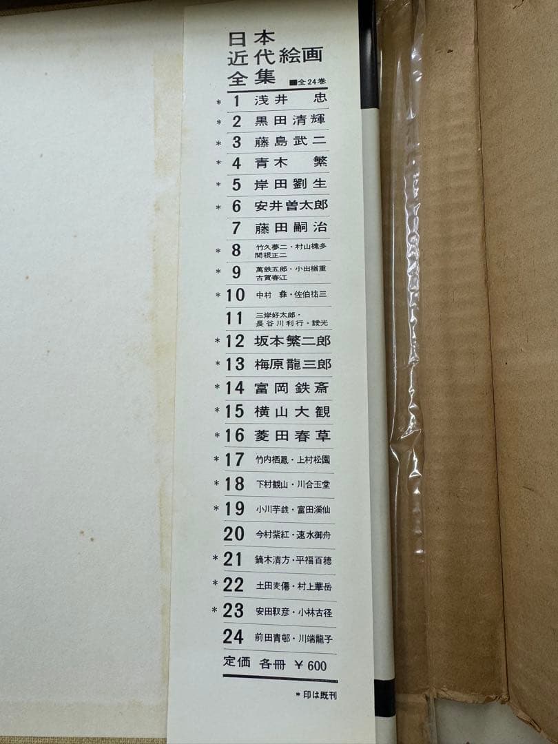 講談社版 日本近代絵画全集　23冊セット