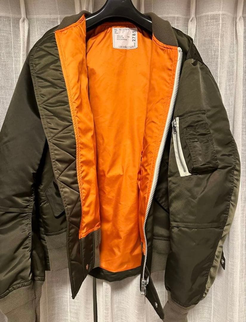 Sacai サカイ MA-1タイプ フライトジャケット サイズ2