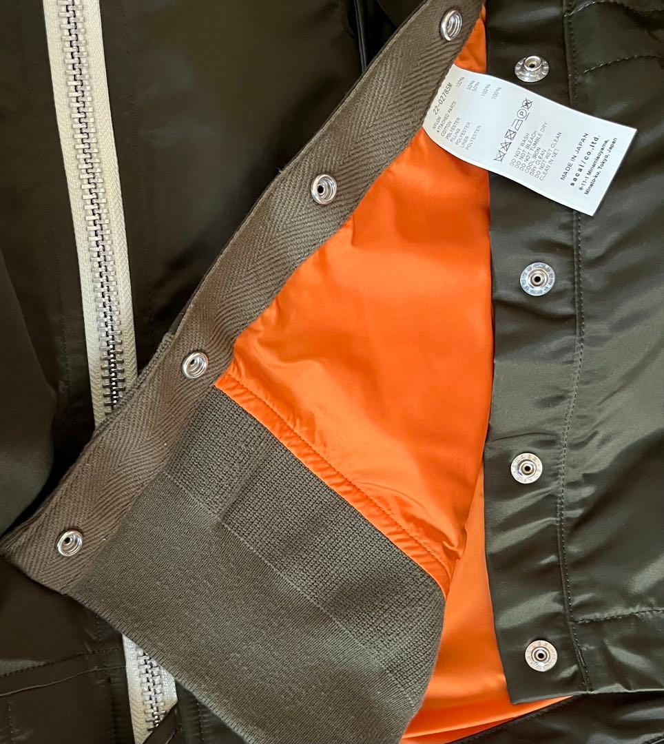 Sacai サカイ MA-1タイプ フライトジャケット サイズ2