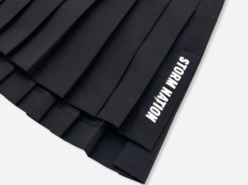 【日本未発売】STORM　ストームボウリングプリーツスカート【黒】