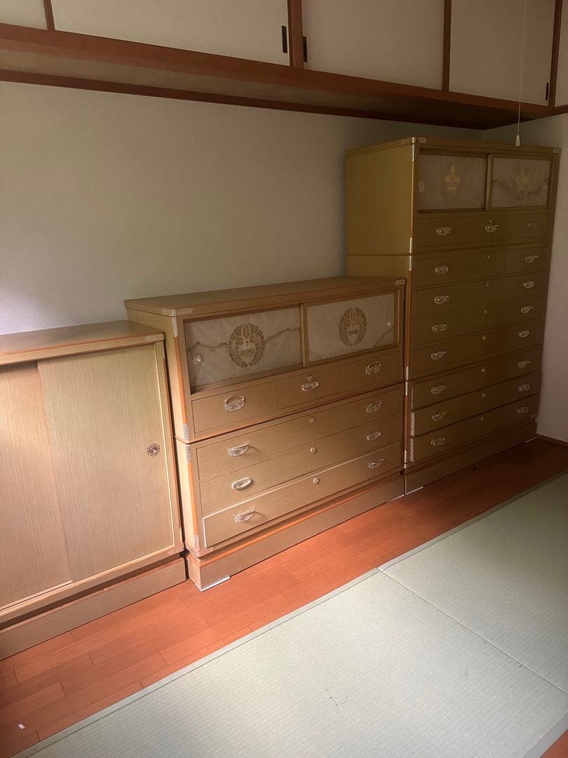 海舟 高級桐箪笥3点セット　超美品　【引き取り限定】