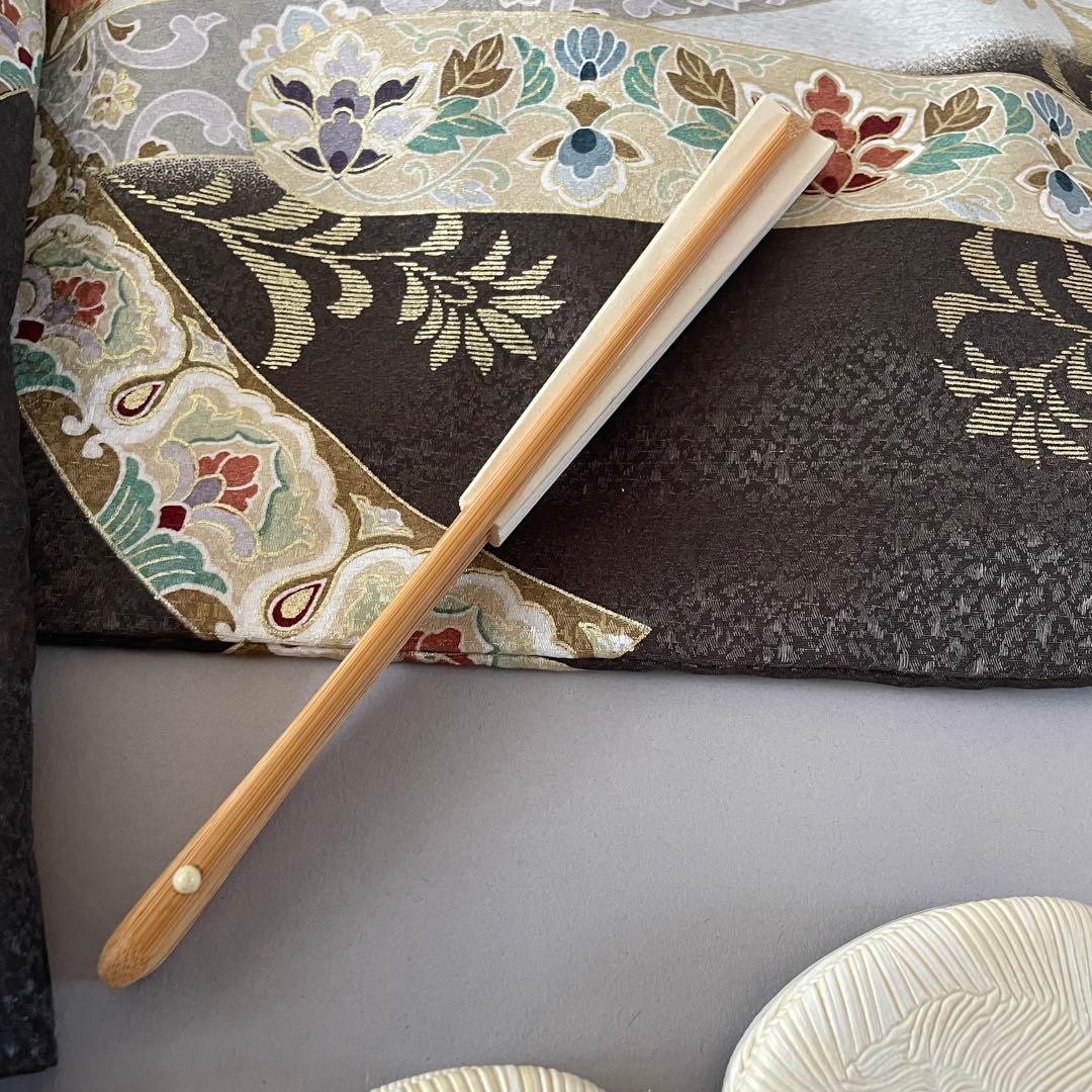 美品　七五三　5歳　羽織　袴セット　グレー色