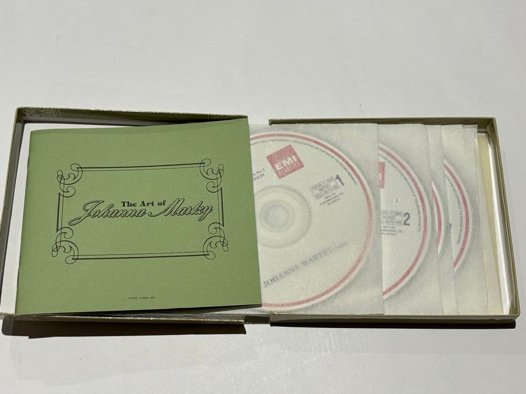 「ヨハンナ・マルツィの芸術（Johanna Martzy）」国内版 CD付き