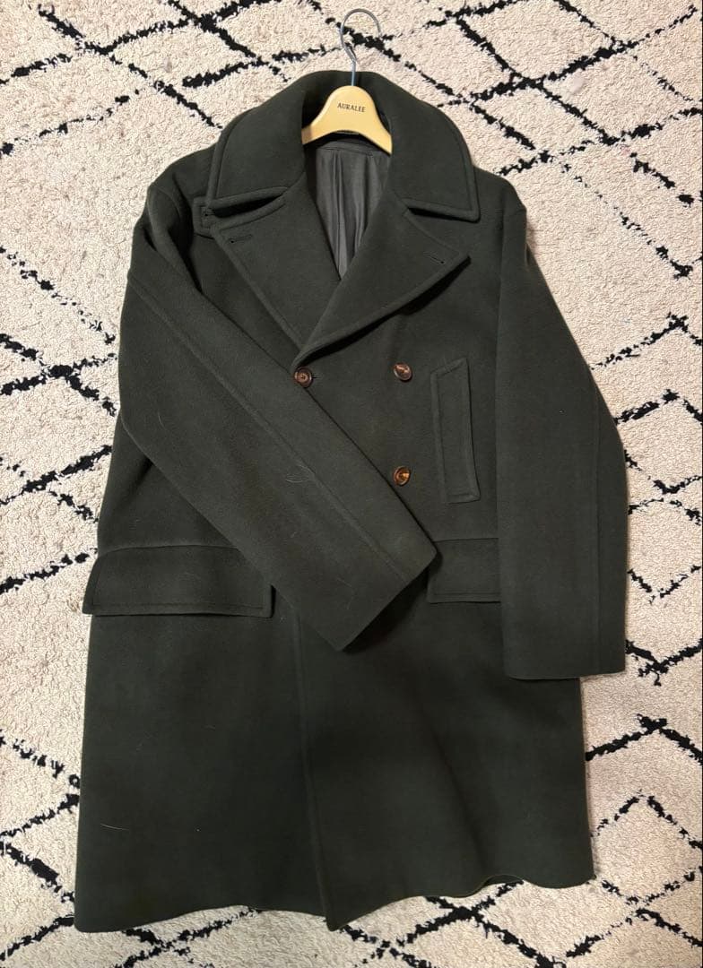 ジャケット・アウター AURALEE BEAVER MELTON P-COAT