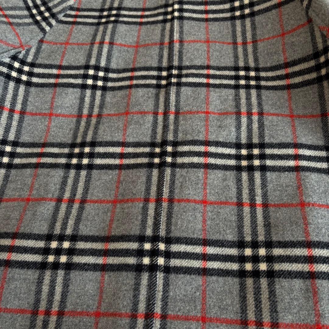 ❤️人気◆バーバリー ダブルフェイス リバーシブル コート ラムウール グレー