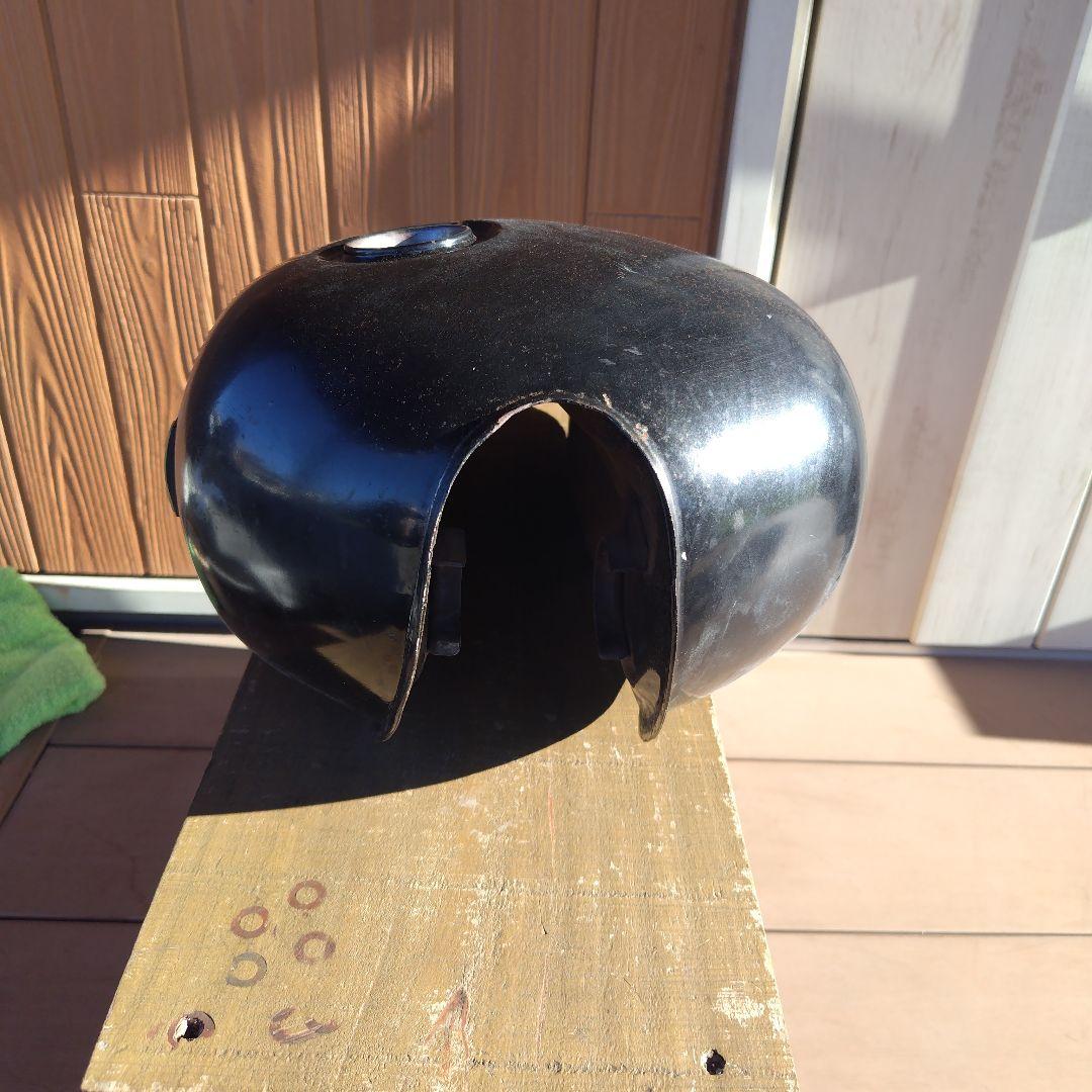 YAMAHA SR250タンク ブラック 付属品付き タンク内錆び取り済