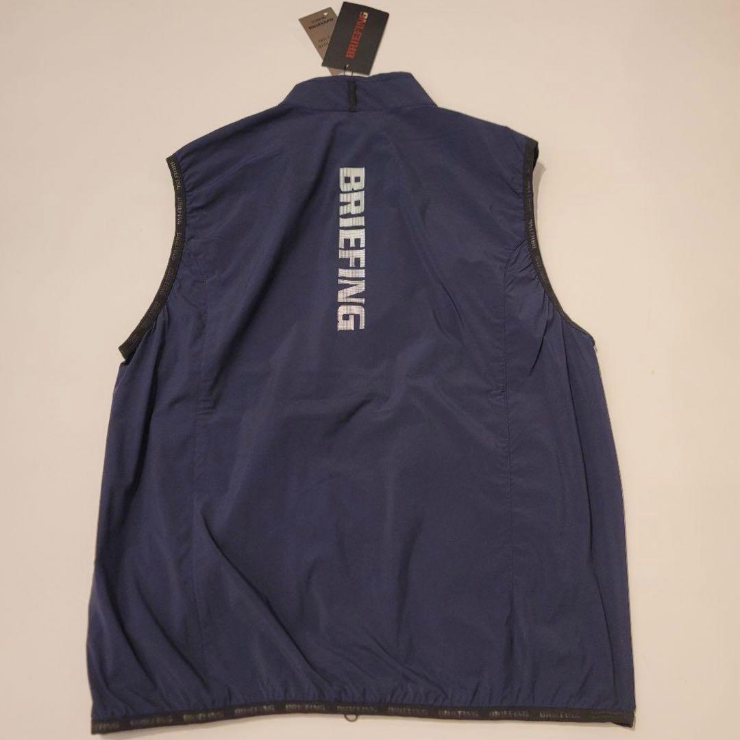 新品　BRIEFING　POCKETABLE WIND VEST ネイビーXL