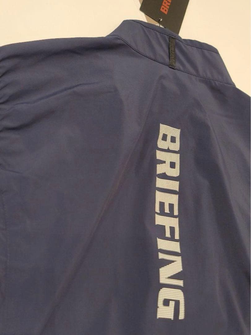 新品　BRIEFING　POCKETABLE WIND VEST ネイビーXL