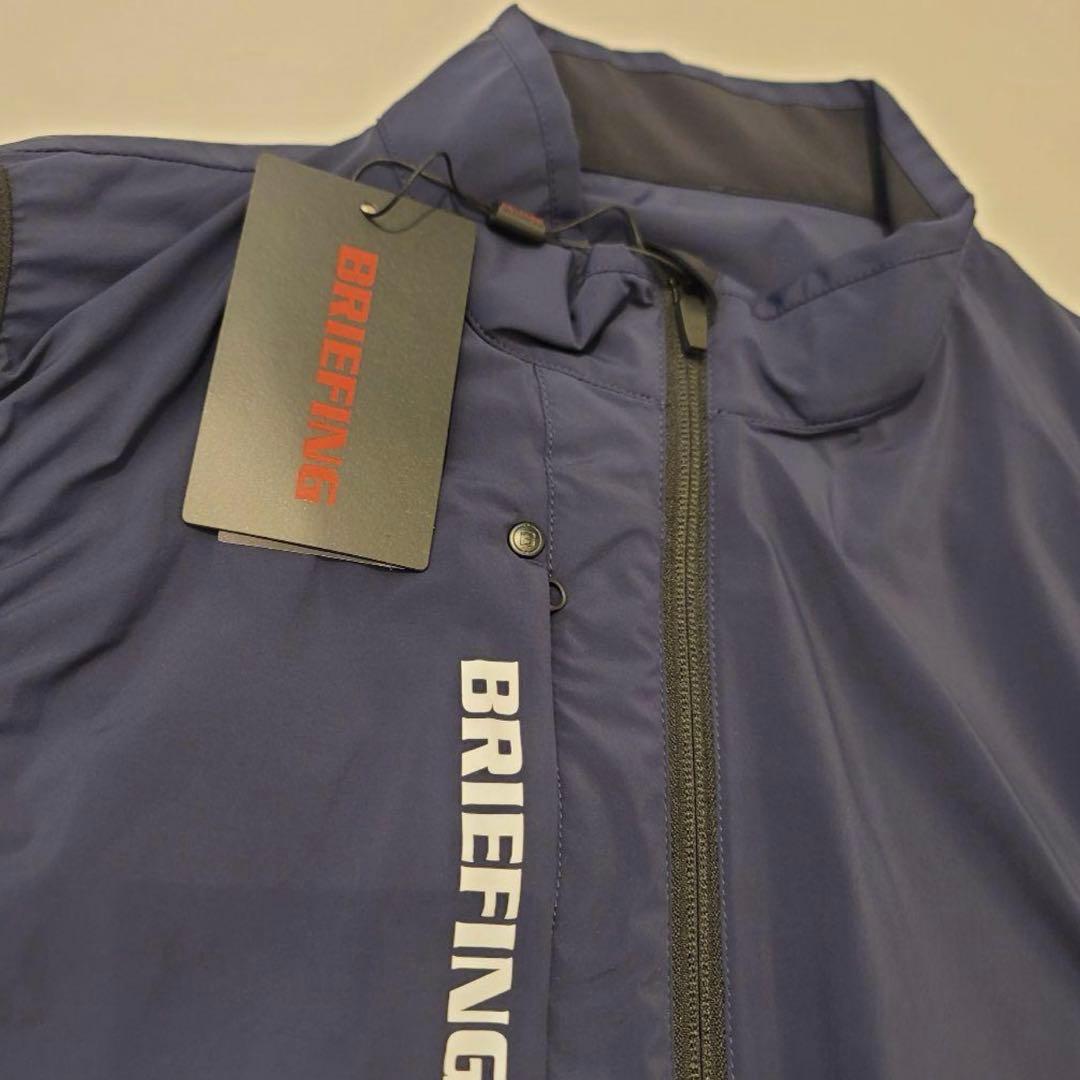 新品　BRIEFING　POCKETABLE WIND VEST ネイビーXL