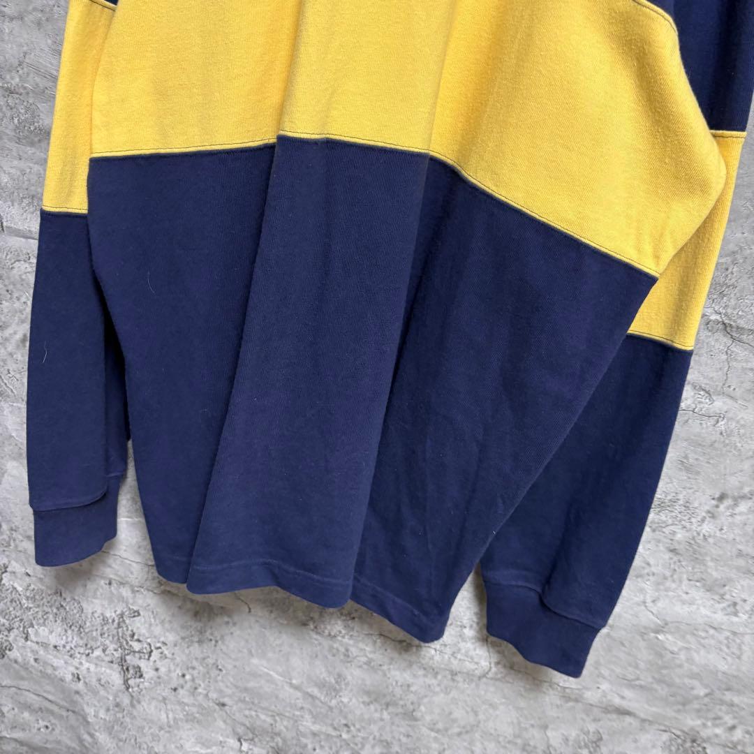 ポロバイラルフローレン　ラガーシャツ　古着　ビンテージ　90s ラグビー　L