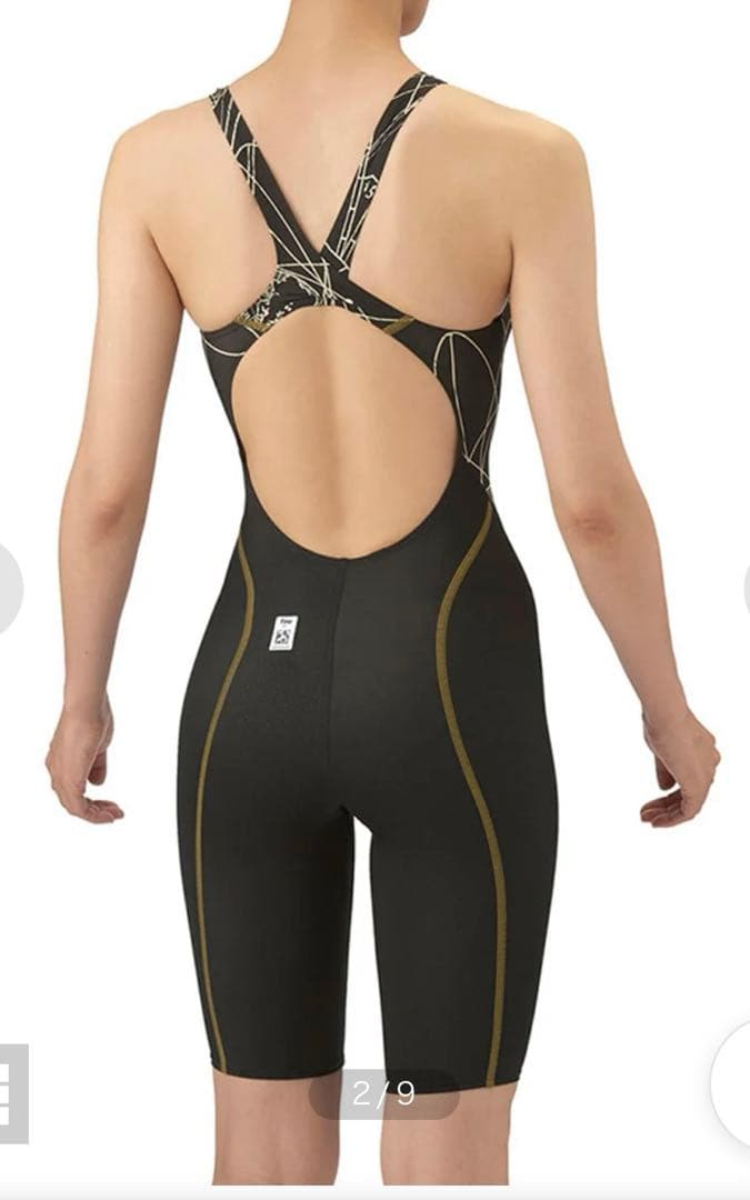 arena 競泳用水着 ブラック ゴールド