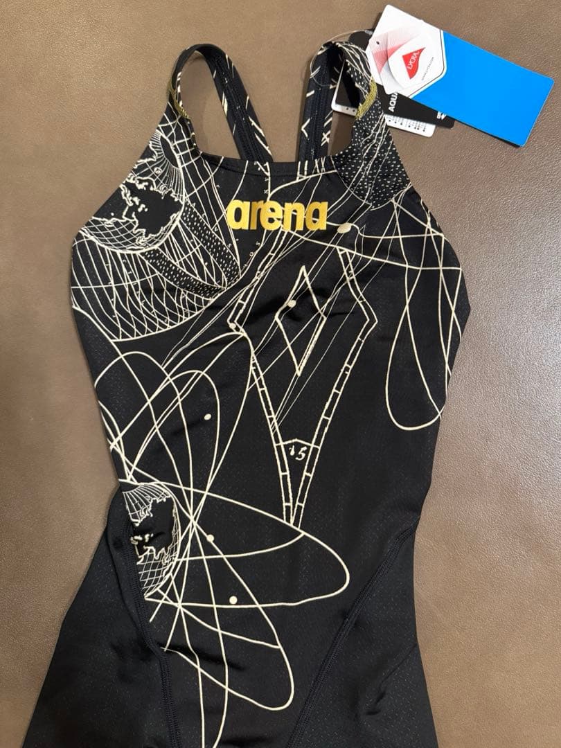 arena 競泳用水着 ブラック ゴールド