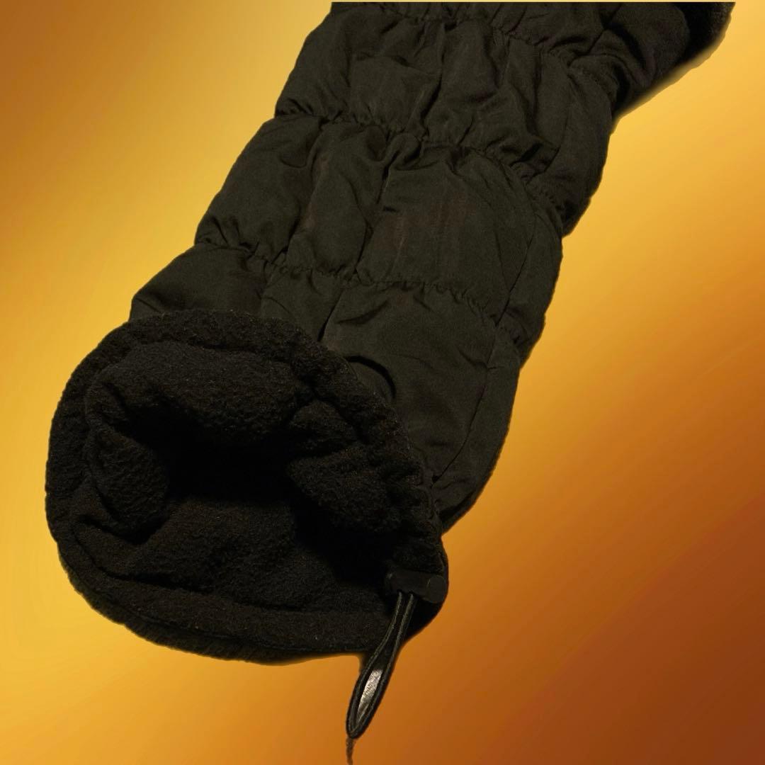 マスターバニーエディション レッグウォーマー フェイクファー 防寒 ゴルフ 黒色