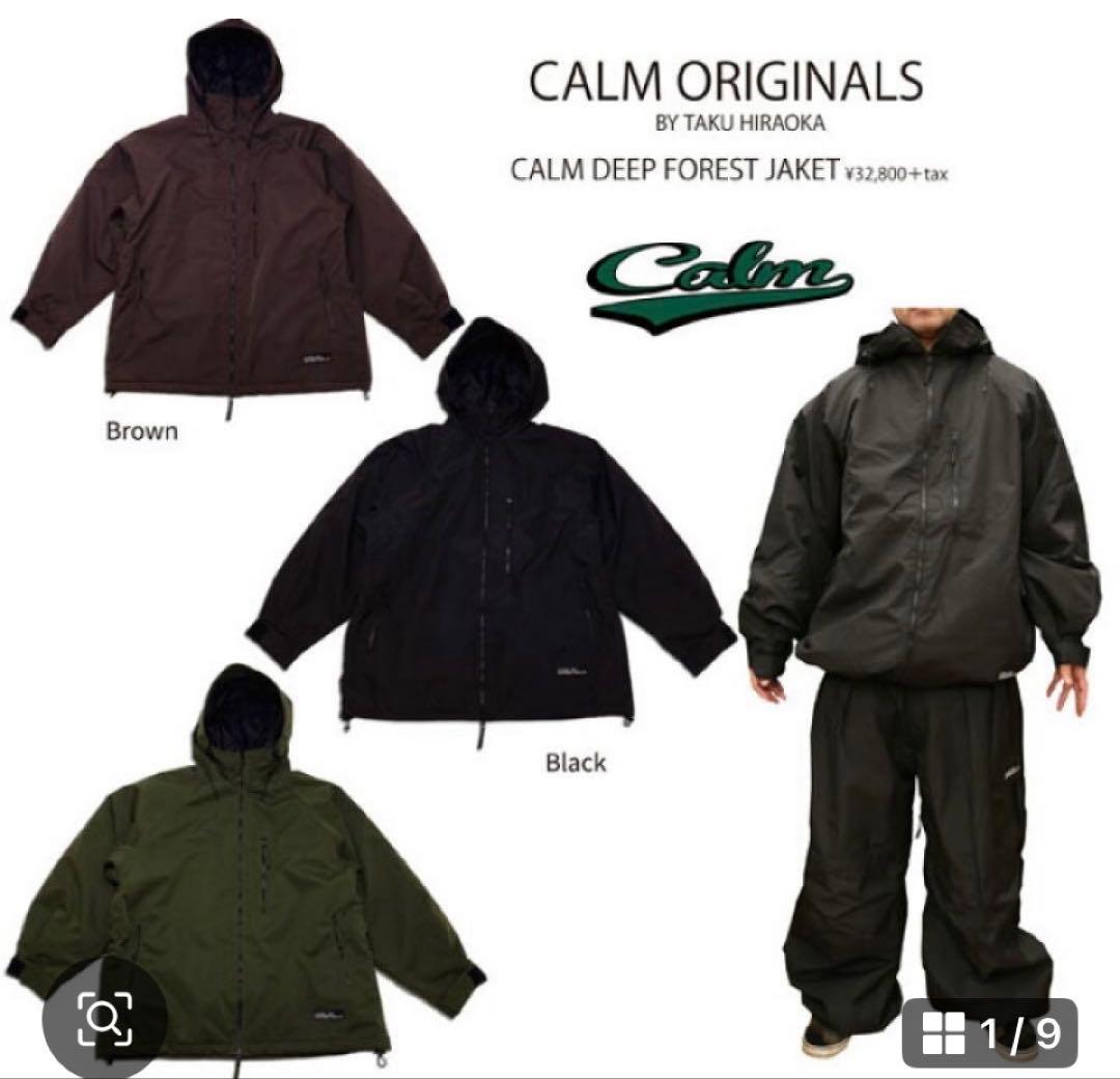 24-25 CALM【カーム】 calmスノーボード　ウェア　上下セットサイズS