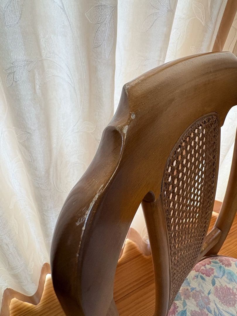 karimoku カリモク チェア 椅子　花柄