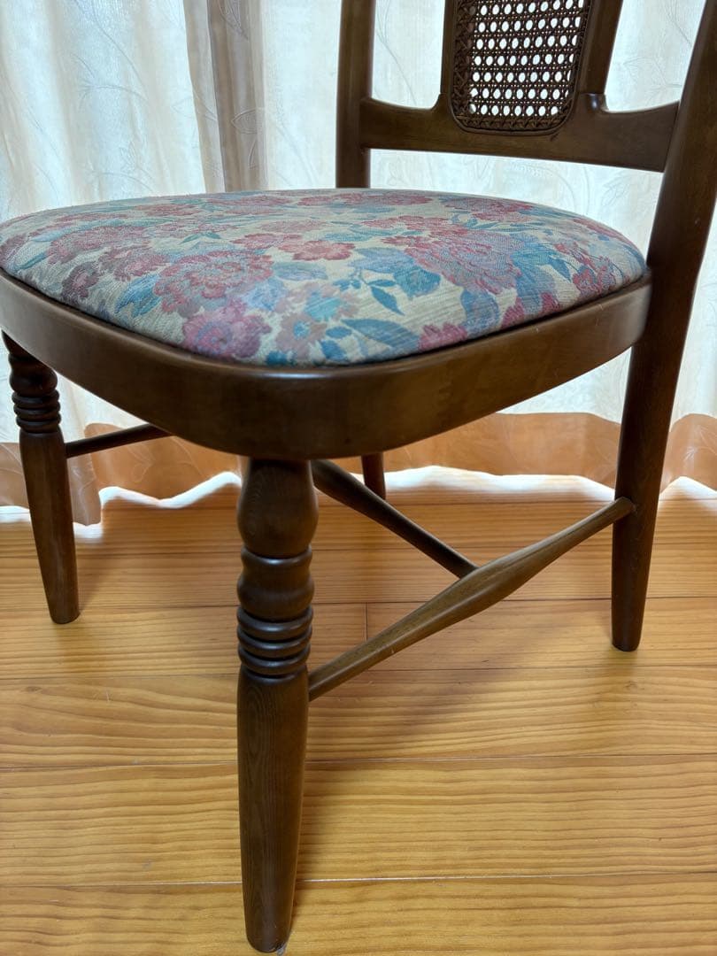 karimoku カリモク チェア 椅子　花柄