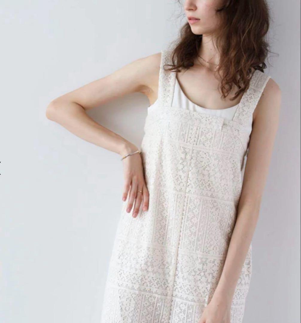 サンフラワー　　　◆新品タグ付き◆ヤマダヤ◆コットンレースオールインワン