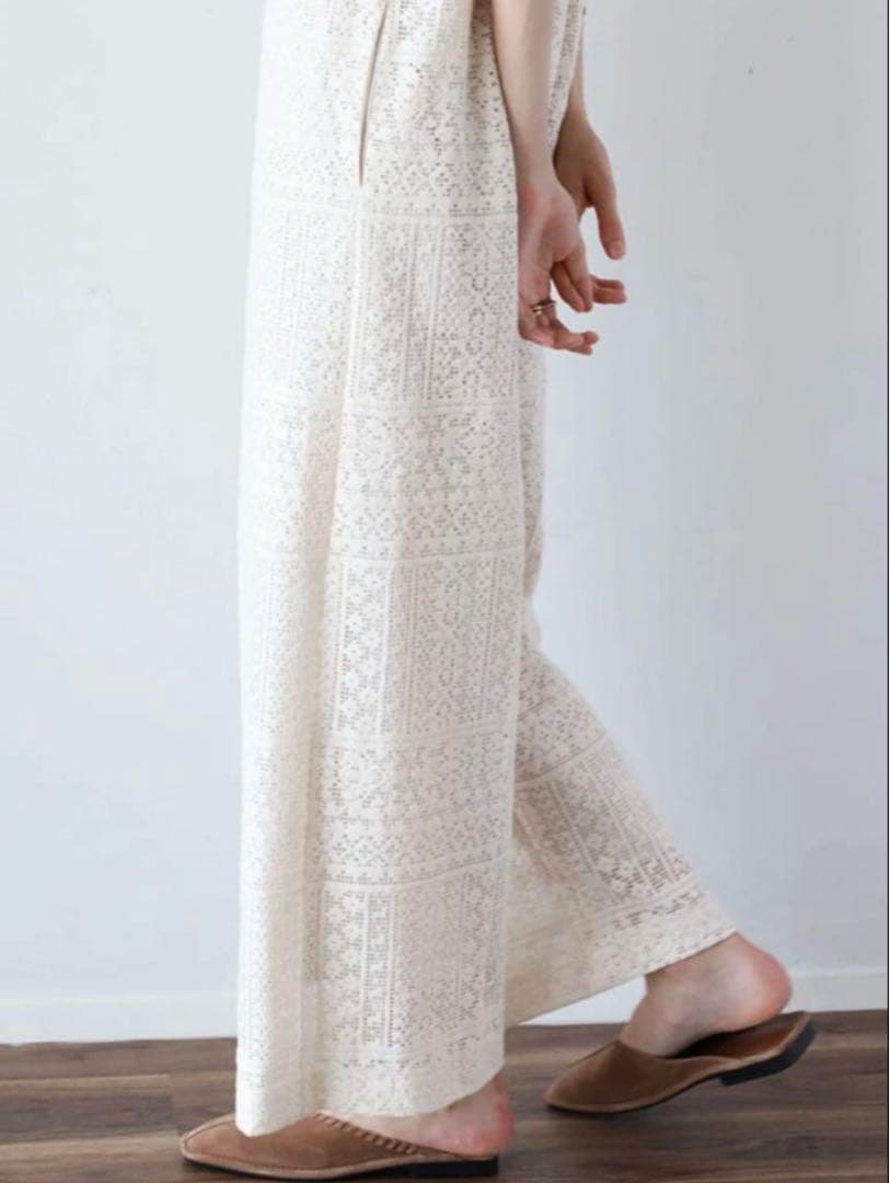 サンフラワー　　　◆新品タグ付き◆ヤマダヤ◆コットンレースオールインワン