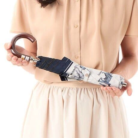 新作 Aquascutum アンティーク犬図鑑 晴雨兼用傘 折りたたみ傘 UV