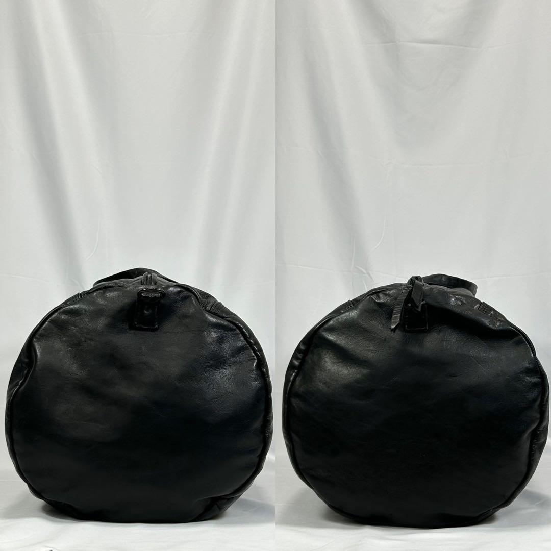 【極美品/ポーチ付】ポーター フランク 2way ボストンバッグ レザー 黒