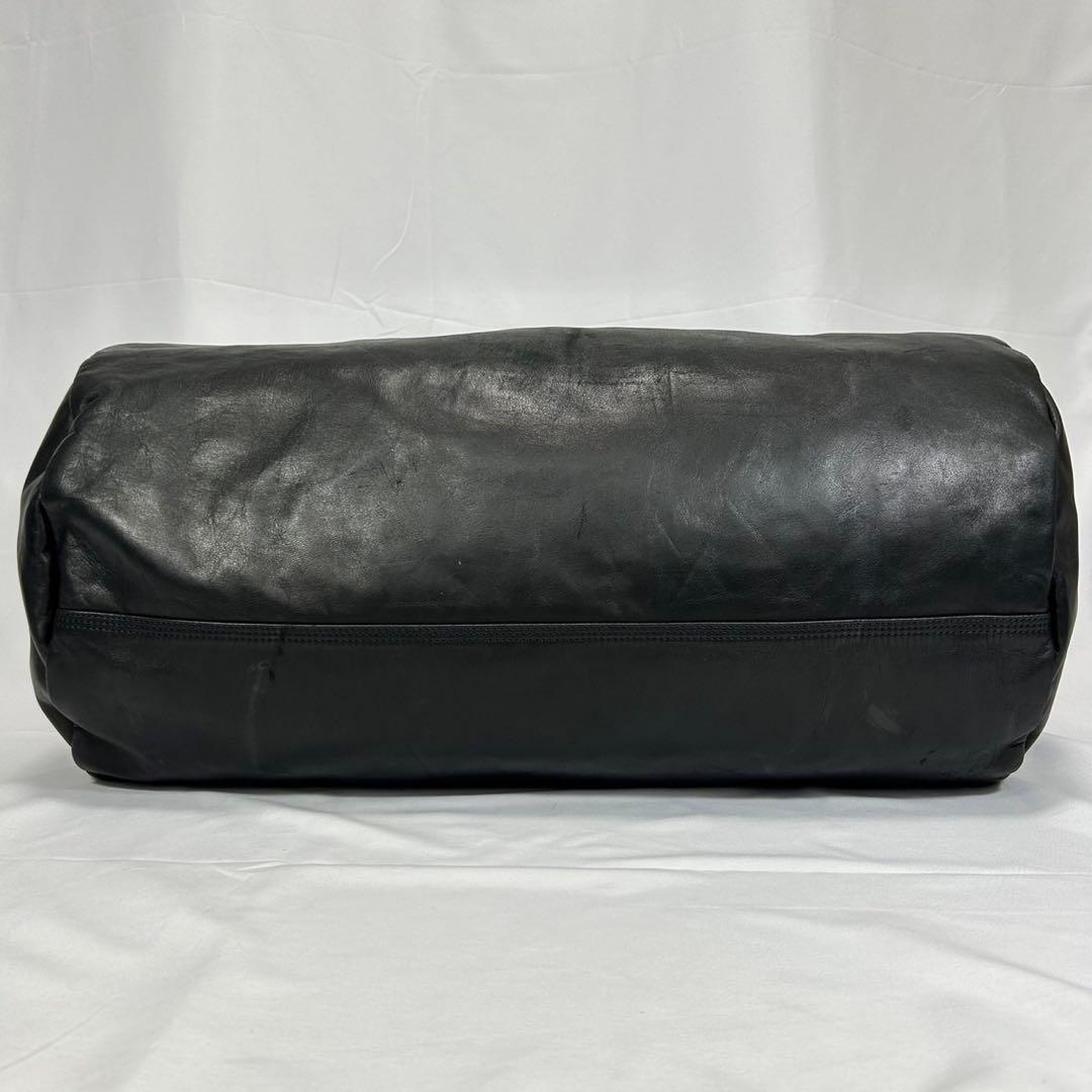 【極美品/ポーチ付】ポーター フランク 2way ボストンバッグ レザー 黒