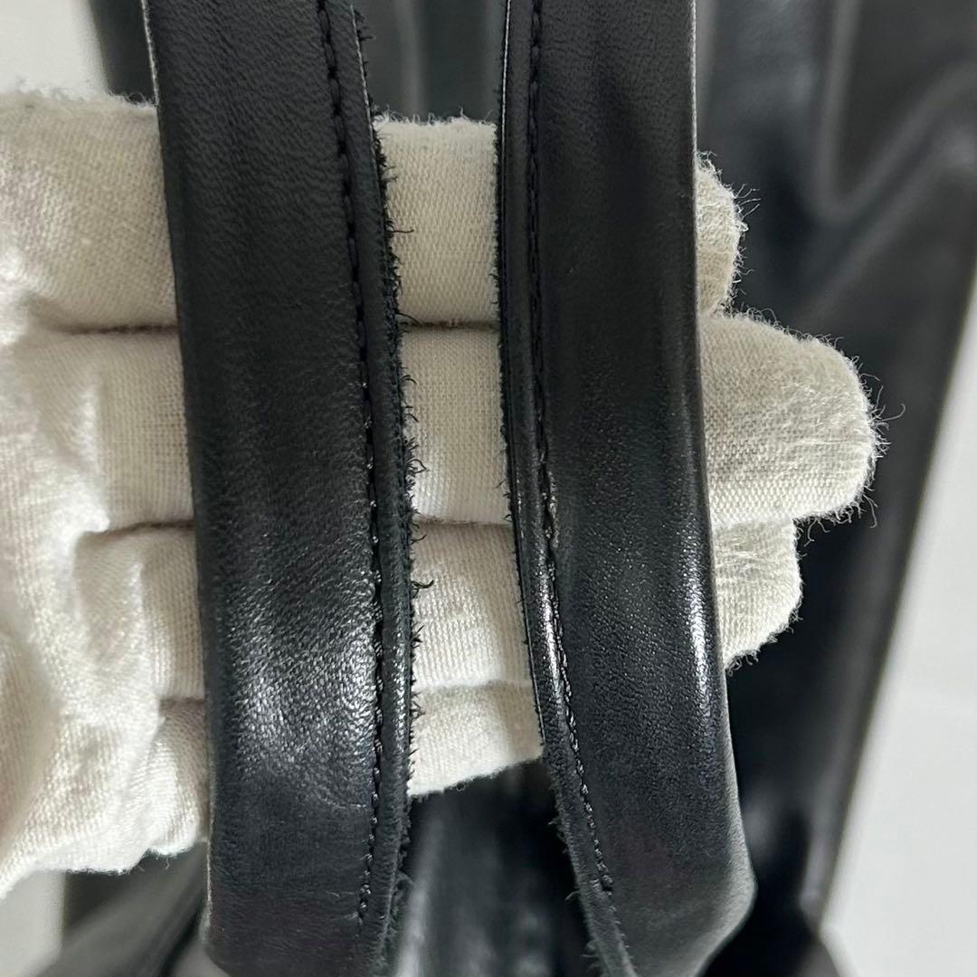 【極美品/ポーチ付】ポーター フランク 2way ボストンバッグ レザー 黒