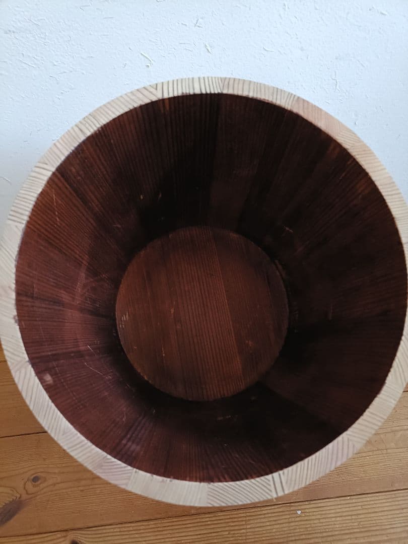 藤井製桶所　味噌桶　10kg用　手作り　桶　味噌作り