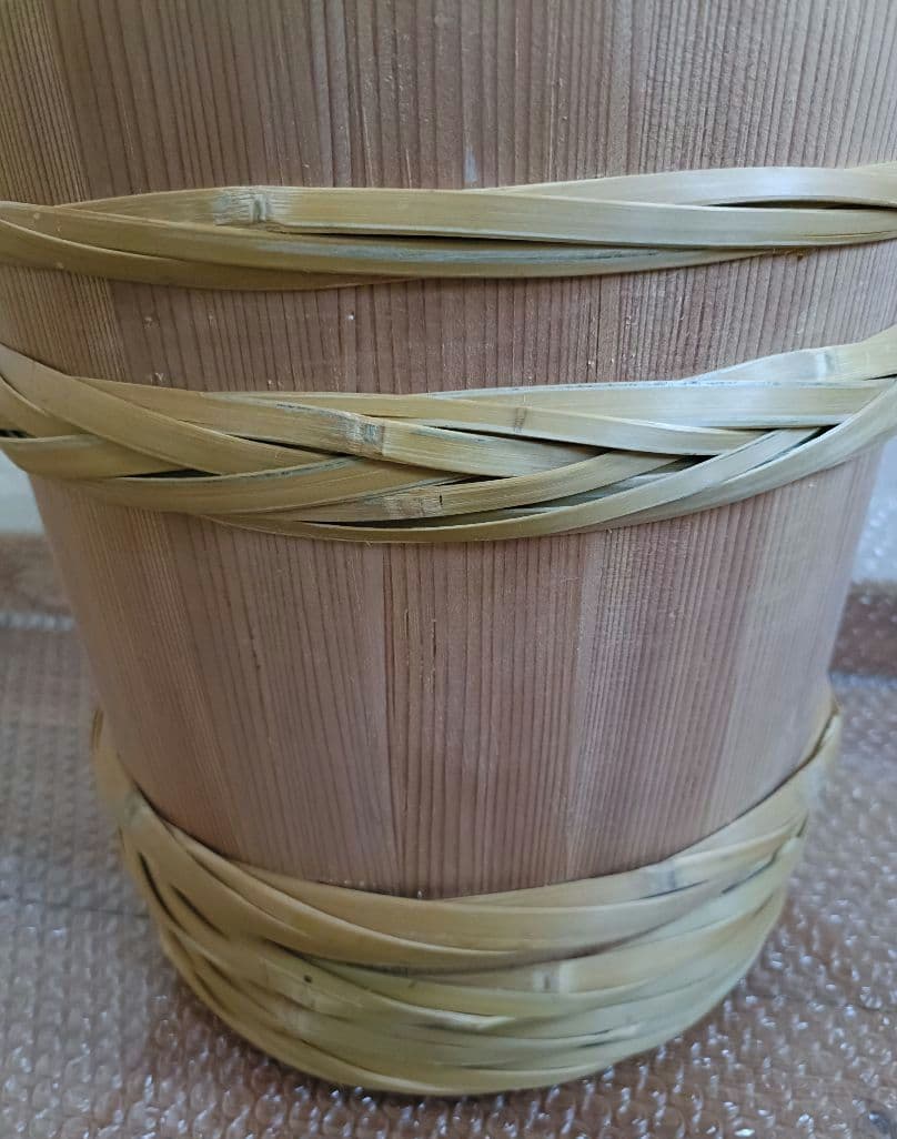 藤井製桶所　味噌桶　10kg用　手作り　桶　味噌作り