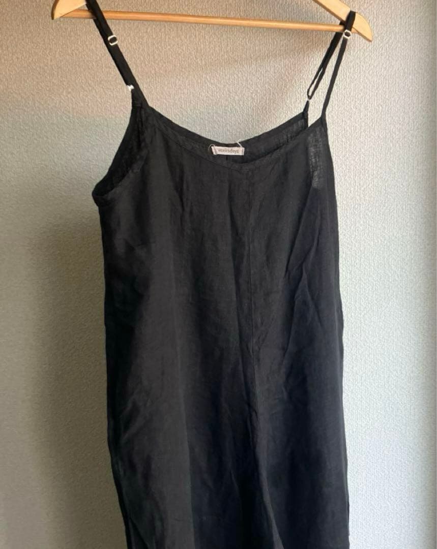 最終値下げ【美品】weeksdays ×fog linen work サロペット