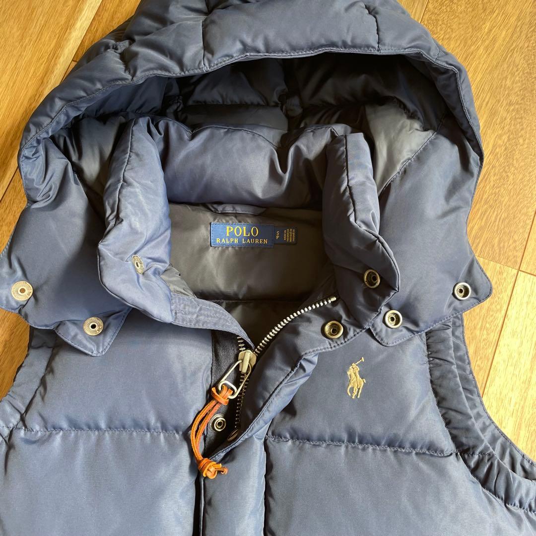 《美品》Polo Ralph Lauren ダウンベスト ネイビー