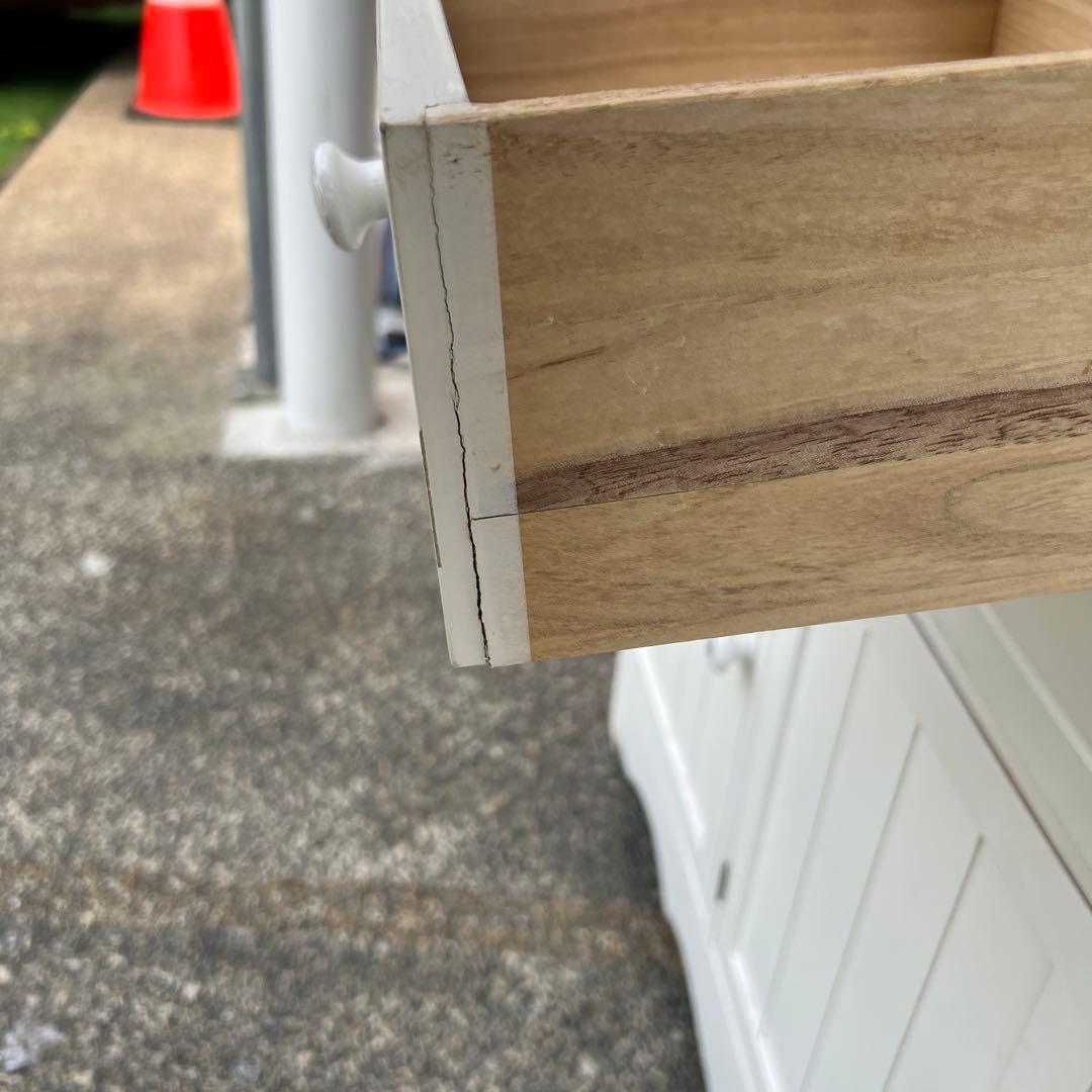 m*i様 キッチンカウンター　サイドボード　キャビネット　ホワイト