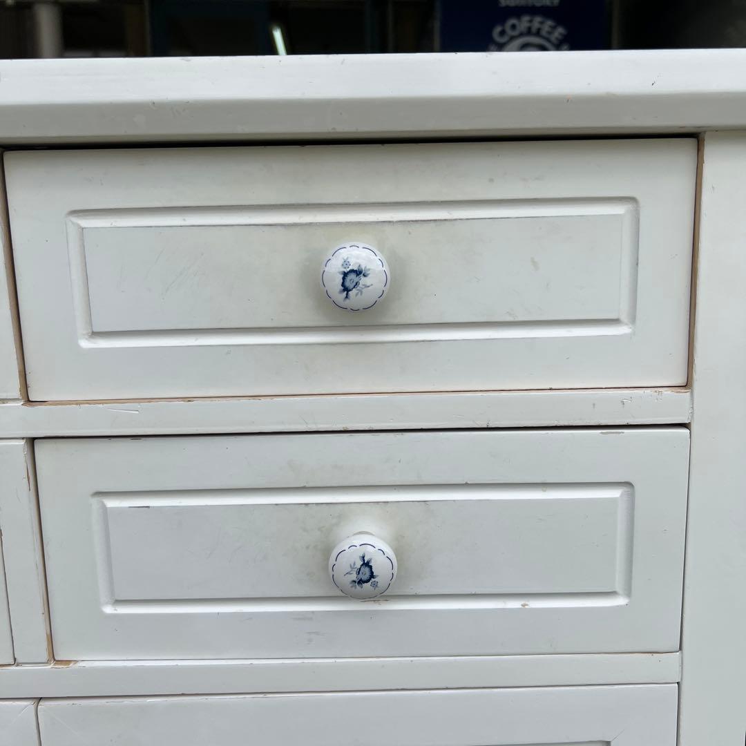 m*i様 キッチンカウンター　サイドボード　キャビネット　ホワイト