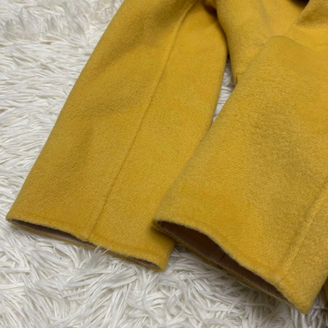 マッキントッシュロンドン ウール ダブルフェイス リバーコート マスタード