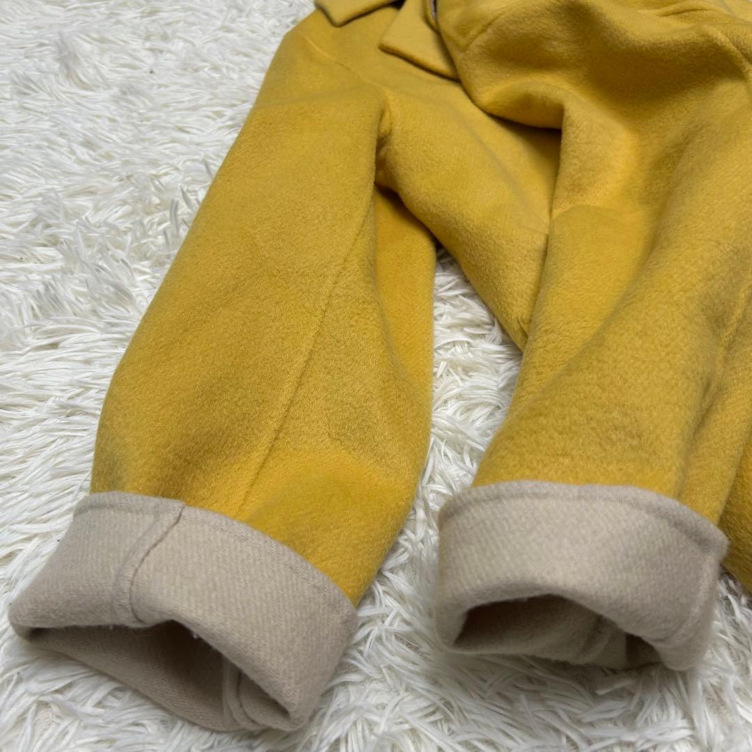 マッキントッシュロンドン ウール ダブルフェイス リバーコート マスタード