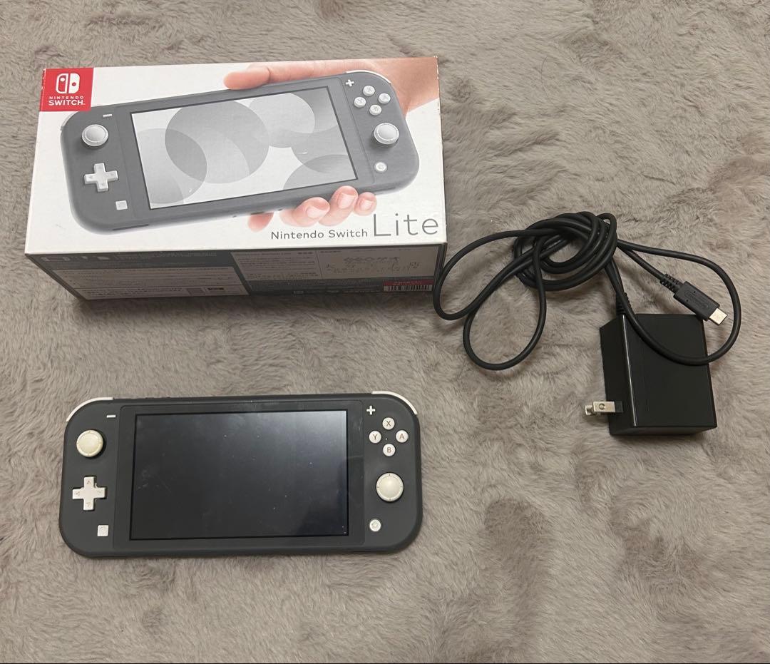 Nintendo Switch Lite グレー 本体 充電器付き
