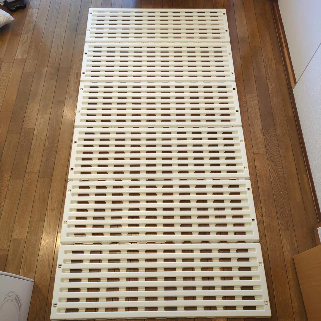 2個セット 蝶プラ工業 すのこベッド エアースリープ アイボリー
