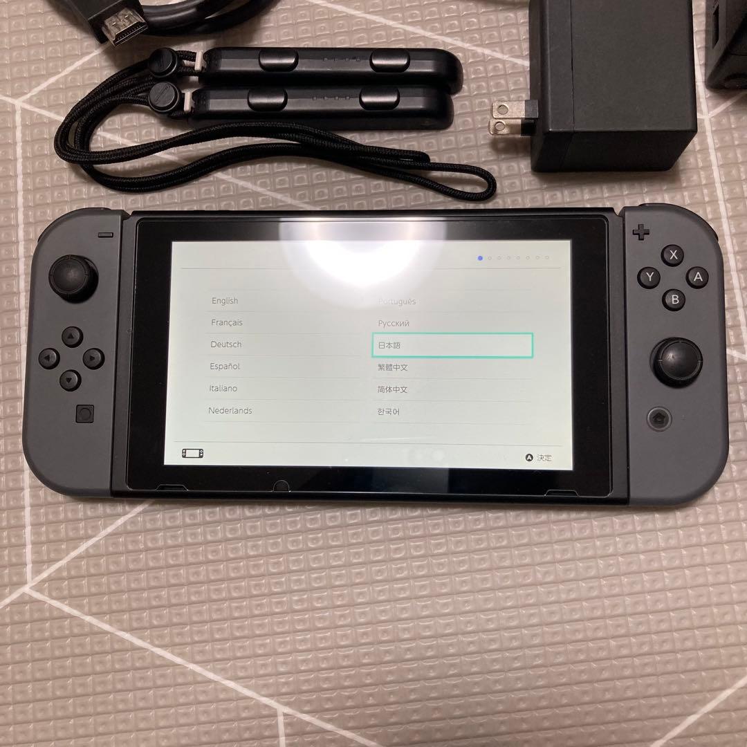 【美品】Nintendo Switch 本体 グレー セット