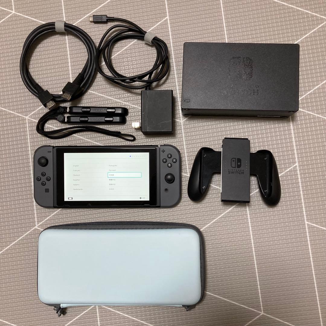 【美品】Nintendo Switch 本体 グレー セット
