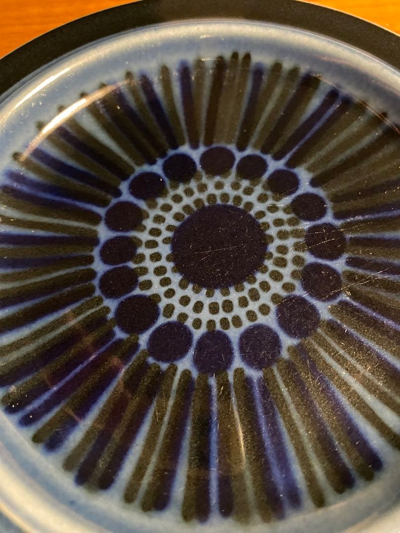 arabia kosmos ブルー　プレート　16cm 北欧ヴィンテージ