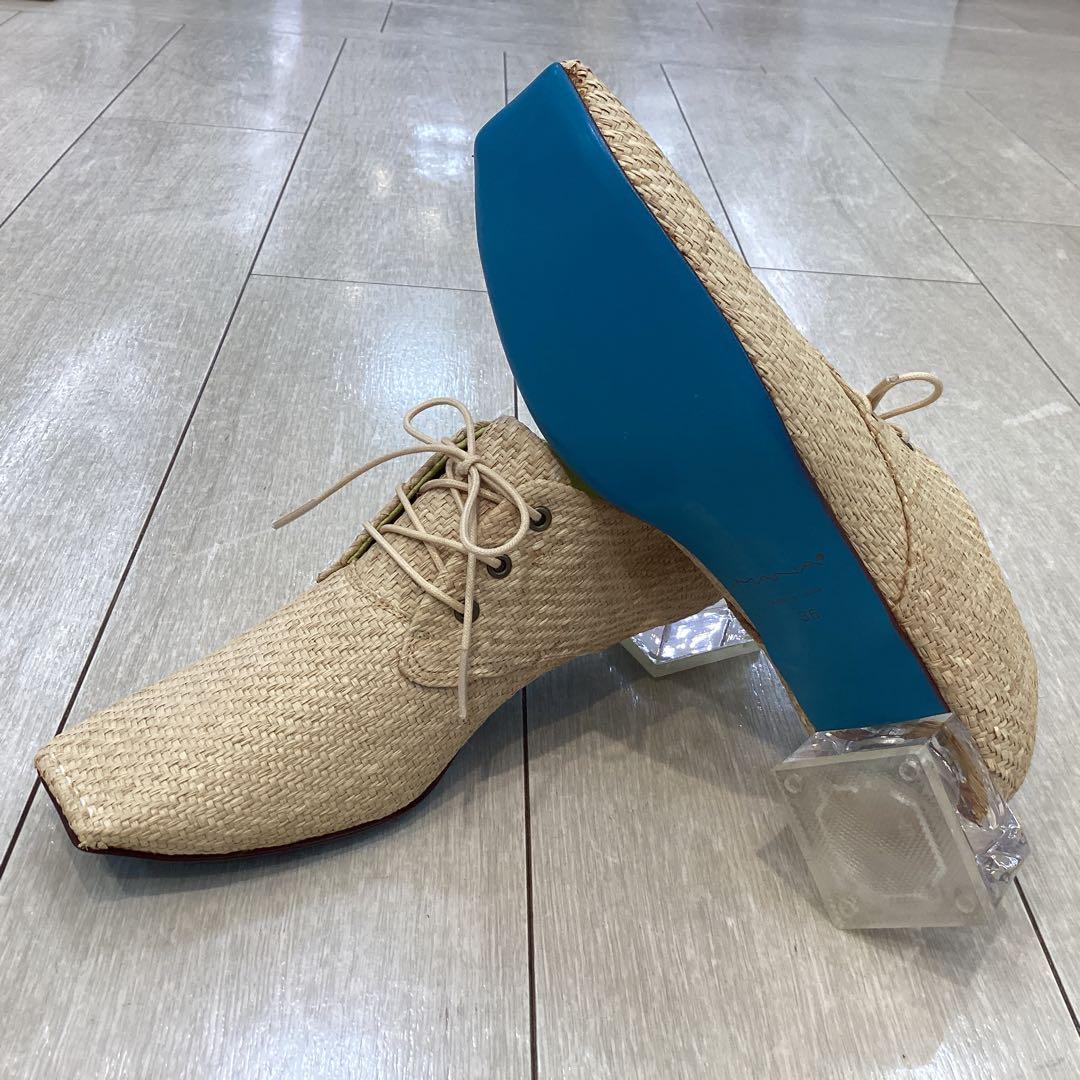 【半額スタート】MANA レースアップシューズ 36 