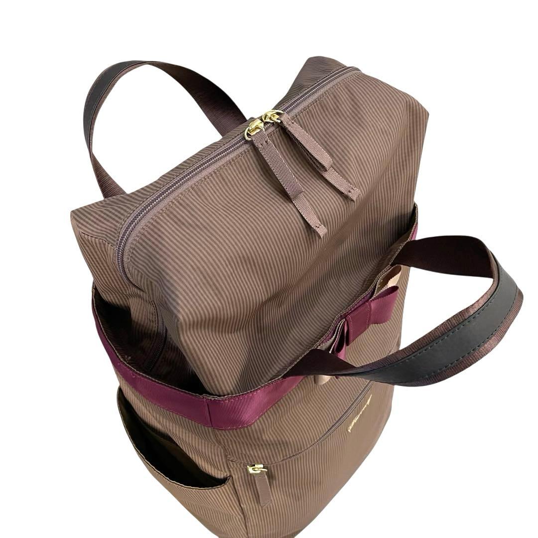 《超美品》スワニー ルバンドトート キャリーバッグ リボン ４輪ストッパー付き