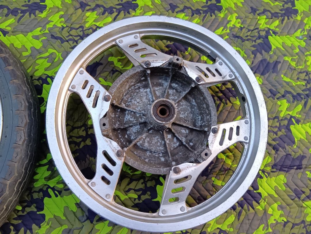 CBX400F 純正ホイール前後リペアベース　CBX550F CBR400F