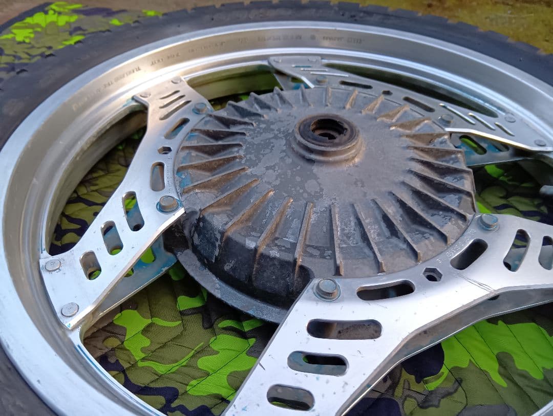 CBX400F 純正ホイール前後リペアベース　CBX550F CBR400F