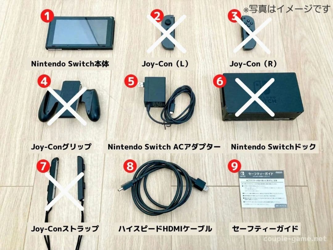 Nintendo Switch 本体 ネオンブルー/レッド【欠品あり】