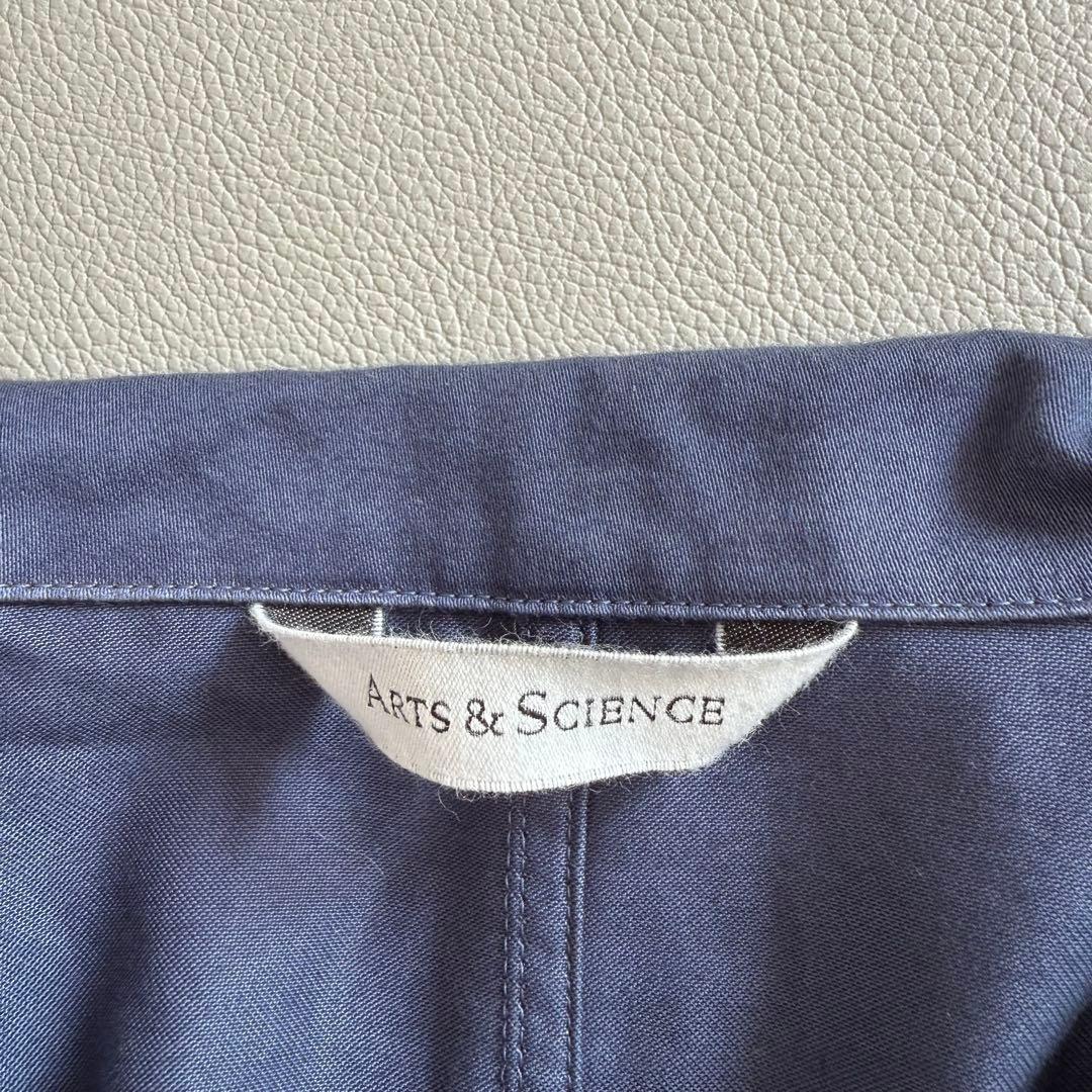 美品　アーツアンドサイエンス　フレンチ　ワークジャケット　ネイビー　3