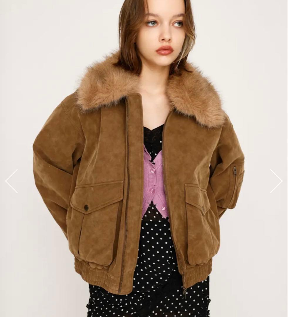 《即完売品》SLY WASHED PUFFER ブルゾン/ベージュ/スライ新品